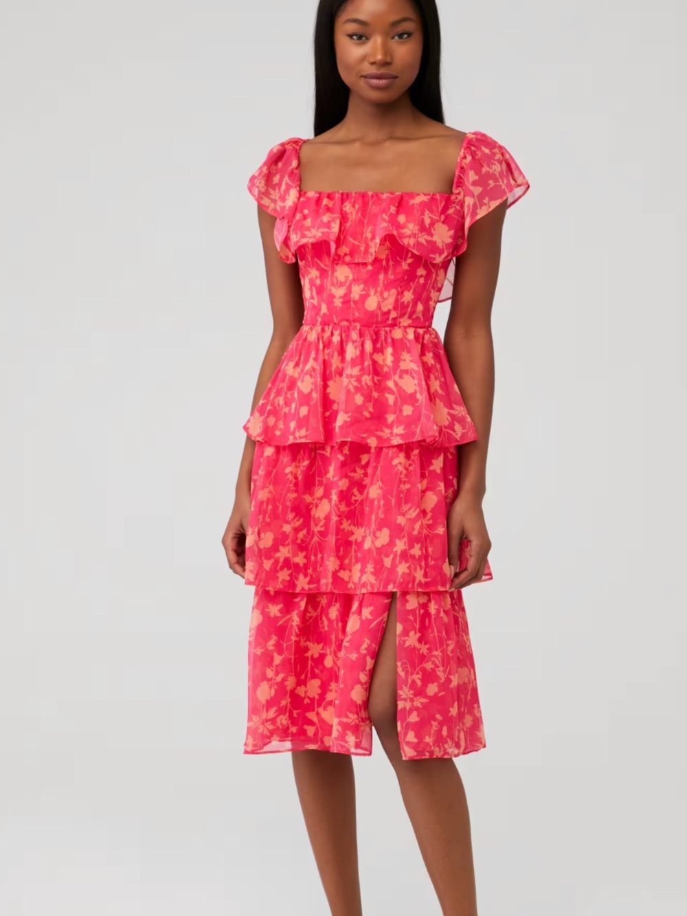 Amanda Uprichard Venezia Midi cocktail dress size Small